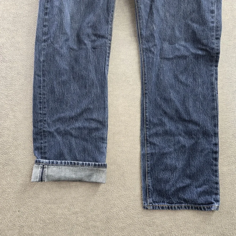Levi's 501 Men Jeans 38X32 Blue Denim Original Fit Straight Leg Button Fly Y2K‎